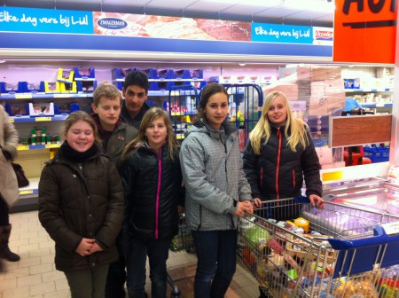 het boodschappenteam