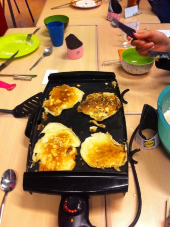 Hmmm..... Lekker met appel en rozijnen!