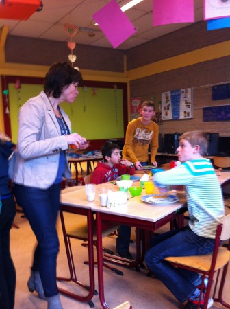 Nee nee juf, dit is alleen voor groep 8!